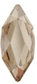 Swarovski marquise Golden Shadow -hammaskoru 2 kpl