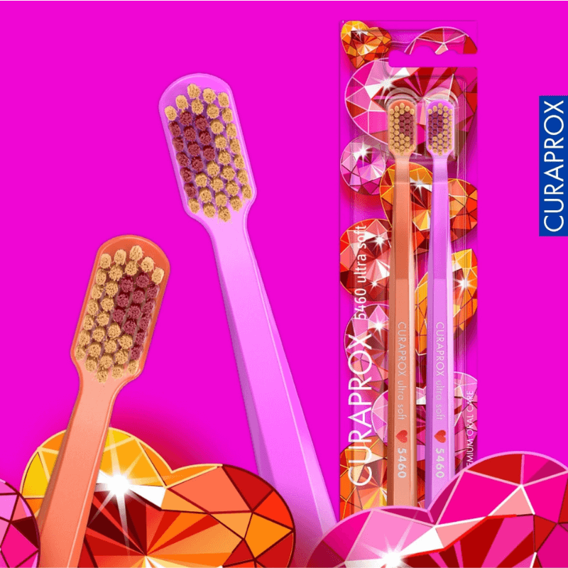 CURAPROX CS 5460 Ultra Soft Love Edition -hammasharja (2 kpl)