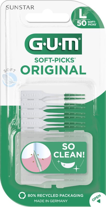 GUM Soft-Picks Original Large hammastikku 50 kpl