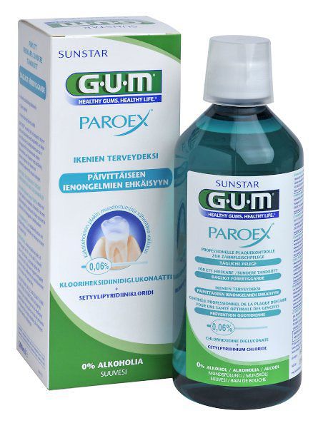 GUM PAROEX 0,06 % klooriheksidiinisuuvesi