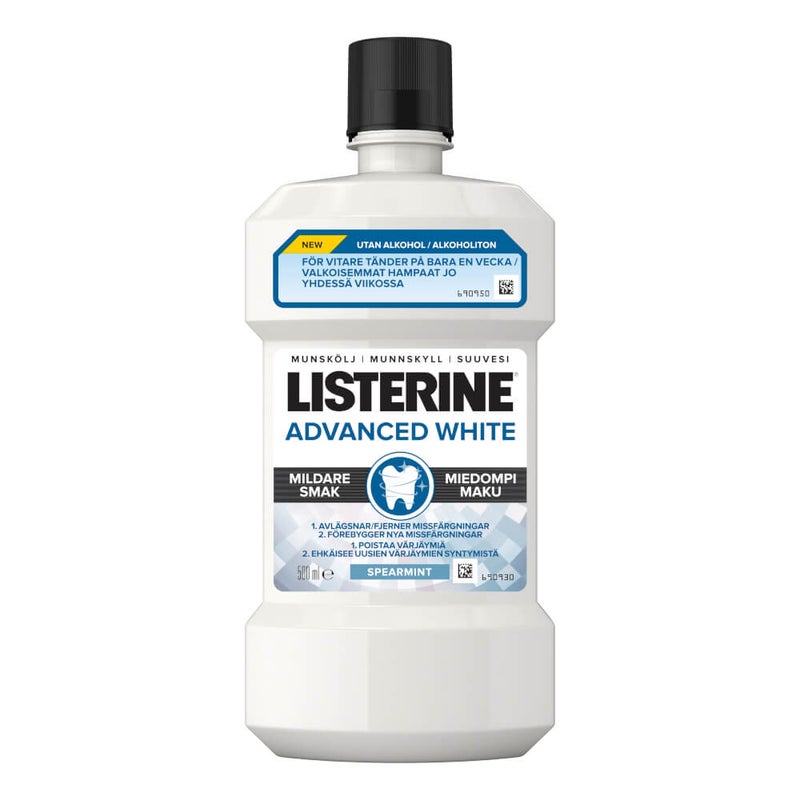 Listerine Advanced White miedompi maku suuvesi