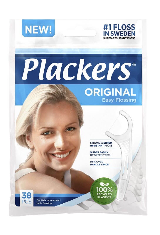 Plackers Original hammaslankain 38 kpl